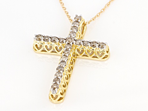 Jtv diamond cross deals necklace