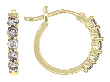 jtv diamond hoop earrings