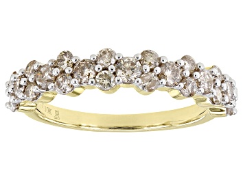 Picture of Candlelight Diamonds™ 10k Yellow Gold Band Ring 1.00ctw