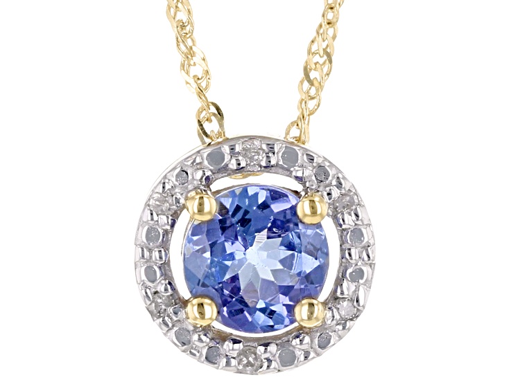 10k Tanzanite outlet Gold Pendant