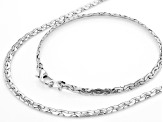 Silver Tone 14 Piece Jewelry Roll Chain Set