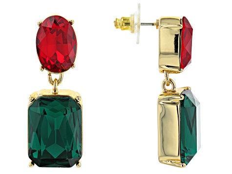 Amazon.com: Gem Stone King 14K White Gold Green Nano Emerald and Red Ruby  Leverback Dangle Earrings For Women (1.58 Cttw, Gemstone May Birthstone,  Round 6MM): Clothing, Shoes & Jewelry