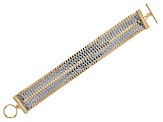 Two Tone Set of 2 Multi-Row Bracelets