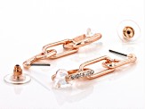 White Crystal Tri-Tone Set of 3 Earrings