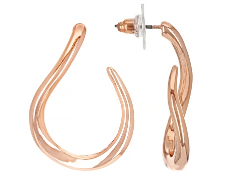 Tri-Tone Set of 3 Hoop Earrings