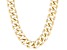 White Enamel Gold Tone Necklace