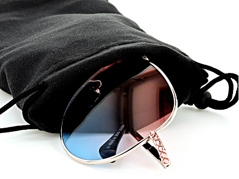 Pink & Blue Aviator Sunglasses