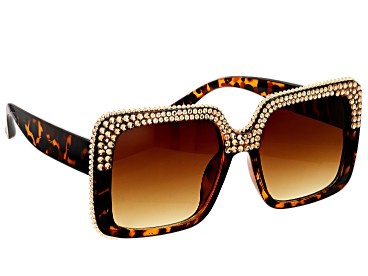 Crystal Brown Sunglasses - OPC1432B | JTV display picture 2