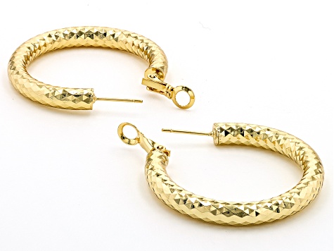 Gold Tone Set of 3 Hoop Earrings