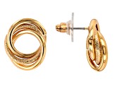 Gold Tone Set of 5 Earrings