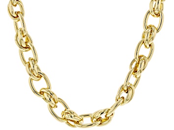Picture of Gold Tone Link Statement Necklace