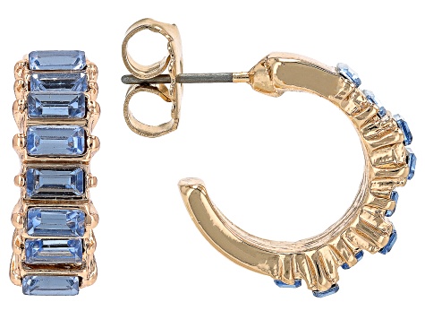 コレクション AUTHENTIC&UNIQUE JEWELRY Vintage Mine Cut Cushion Crystal Gold Tone Ring, 14x10mm