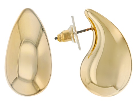 Gold Tone Set of 5 Hoop Earrings - OPC1738 | JTV