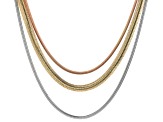 Set Of Three Detachable Tri-Color Chains - OPC1750 | JTV