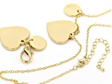 Pet Set Best Friends, Gold Tone Pet Heart Tag & BFF Charm Necklace