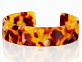 Golden Resin Cuff Bracelet