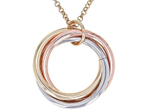 Tri-Tone Infinity Necklace