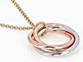 Tri-Tone Infinity Necklace