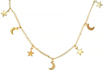 Picture of Gold Tone Celestial Necklace