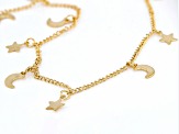 Gold Tone Celestial Necklace