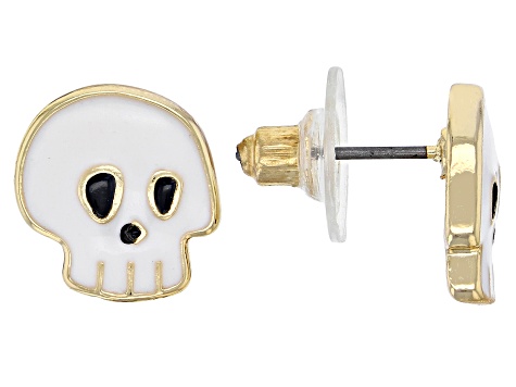 Gold Tone Halloween Earring Set of 6