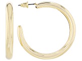 White Cubic Zirconia Gold Tone Set of 6 Earrings