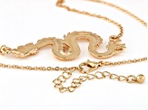 Gold Tone Dragon Necklace