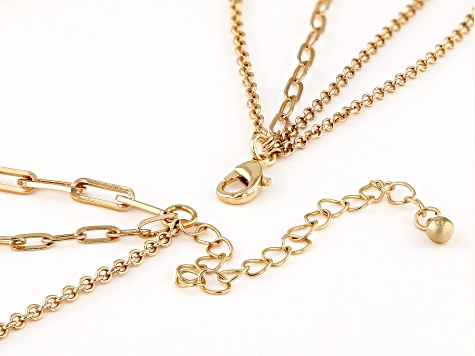 Tri Layer Pearl and Disc Pendant Necklace Tri Layer Pearl and Disc Pendant Necklace