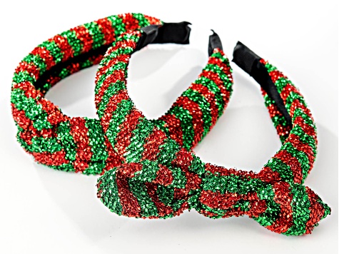 Red & Green 2 Pack Headband