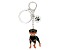 Multi-Color Enamel Silver Tone Rottweiler Key Chain