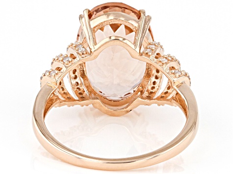 Cor-De-Rosa Morganite™ 10k Rose Gold Ring 5.22ctw