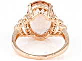 Cor-De-Rosa Morganite™ 10k Rose Gold Ring 5.22ctw