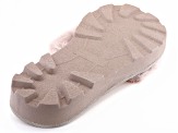 Pre-Owned Cream Oyster Color Faux Fur Slipper