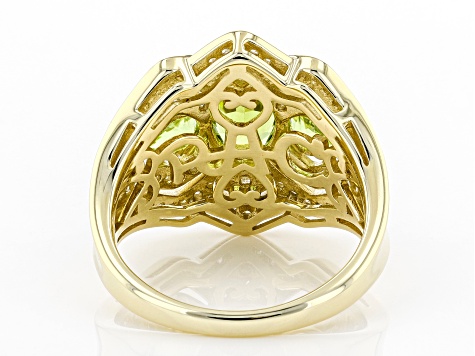 Fine Elevated 22K Gold Mesh Ring