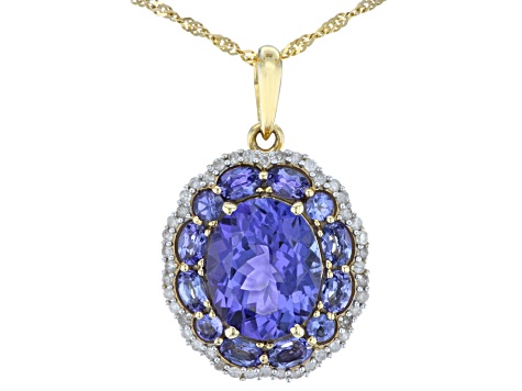 Buy Gold Bag Charm Necklace 14k Gold Purple Bag Pendant W/ Online in India  