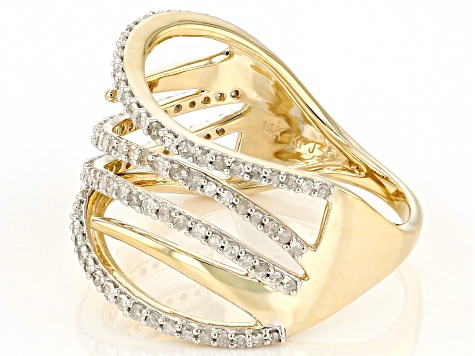 Diamond Drama Gold Ring - Paparazzi Accessories – Bella Fashion Accessories  LLC