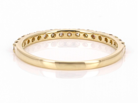 Multi-Color Diamond 14k Yellow Gold Band Ring 0.30ctw - PAC626 | JTV.com