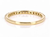 Multi-Color Diamond 14k Yellow Gold Band Ring 0.30ctw