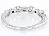 White Diamond 14k White Gold Band Ring .90ctw.