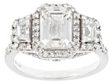 Lab-Grown Diamond Certified G VS 14K White Gold Halo Ring 2.95ctw