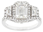 Certified Lab-Grown Diamond G VS 14K White Gold Halo Ring 2.95ctw