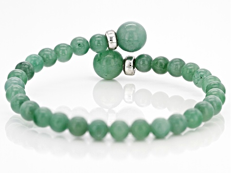 Amazon.com: Jade Bracelet 10mm Grade AA Jadeite Beaded Bracelet Genuine Jade  Green Jadeite Beads Wrist Mala Beads Gift Bracelet Stack Bracelet :  Handmade Products