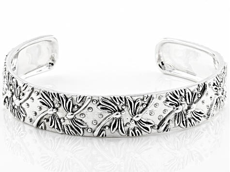 Sterling Silver Dragonfly Cuff