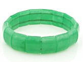 Green Jadeite Stretch Bracelet