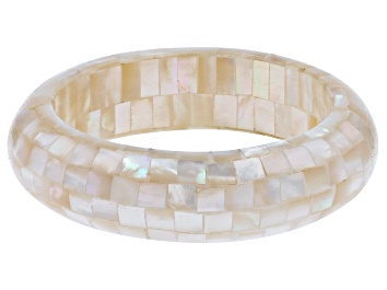 Picture of White Mosaic Mother-of-Pearl Bracelet