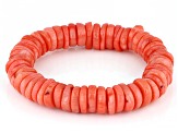 Pink Coral Chip Bracelet