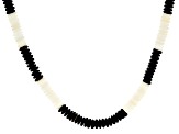 7mm Black & White Mother-of-Pearl Necklace