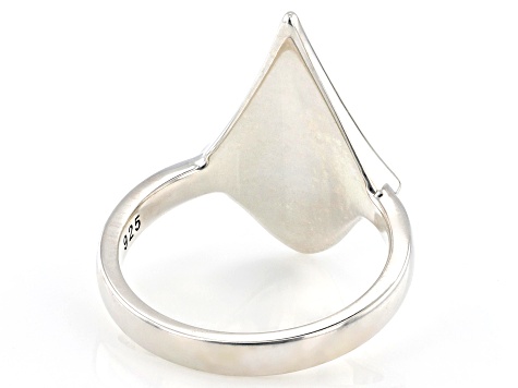 Abalone Shell Sterling Silver Statement Ring