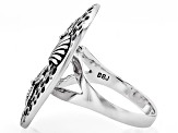 Sterling Silver Starfish & Seashell Ring