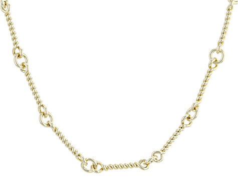 18K Gold-Plated Chain Necklace